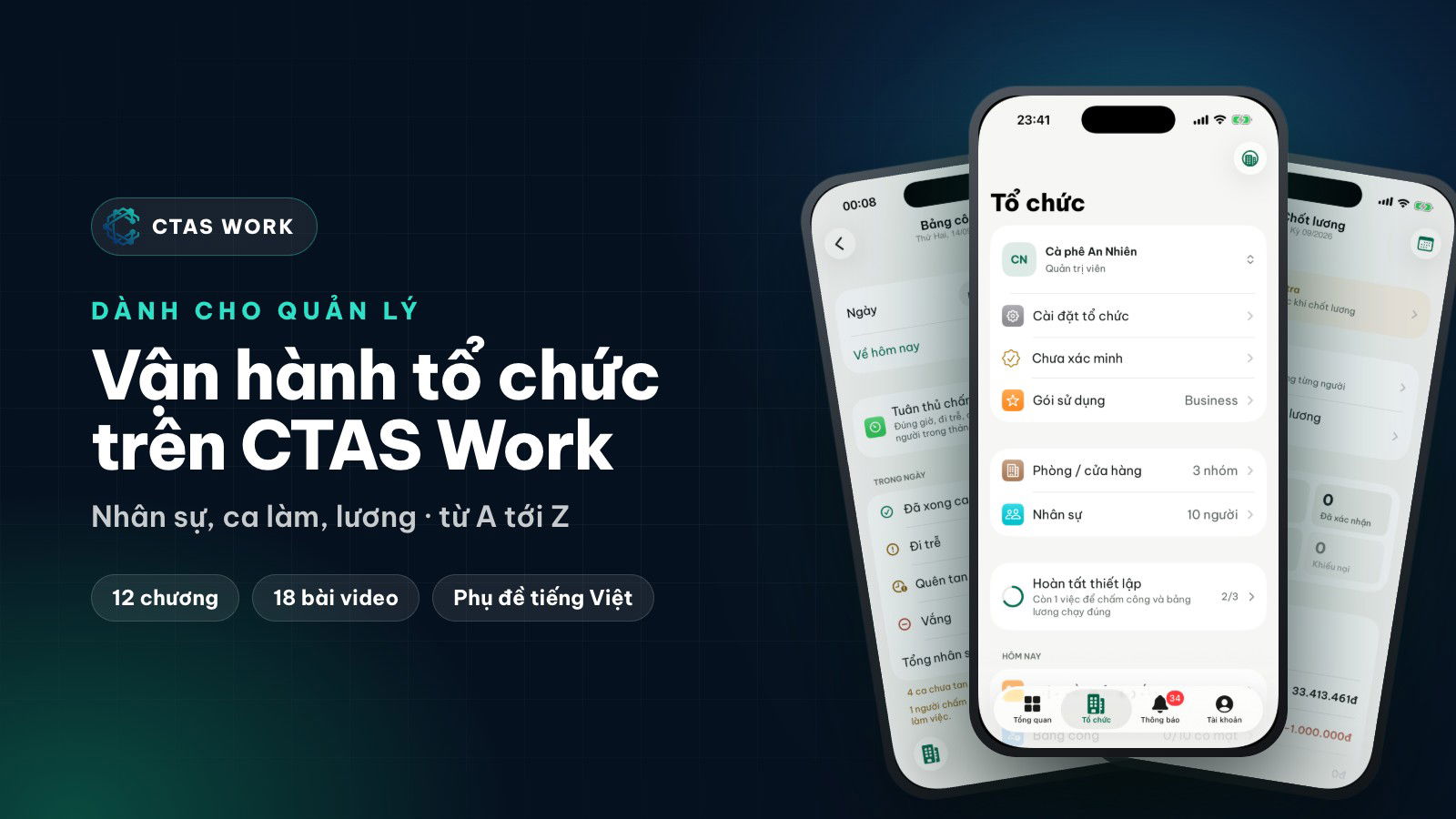 CTAS Work – Hướng dẫn sử dụng cho quản lý