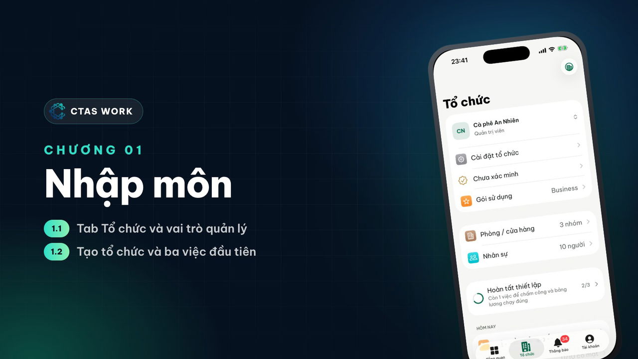 CTAS Work – Hướng dẫn sử dụng cho quản lý — 1