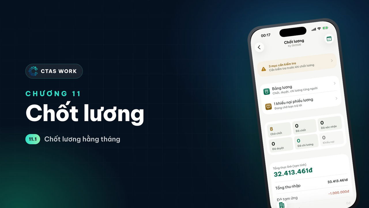 CTAS Work – Hướng dẫn sử dụng cho quản lý — 6